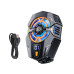 J20 Mobile Phone Cooling Fan with Digital Display – 3-Speed Semiconductor Gaming Phone Cooler with LED Lights