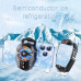 J20 Mobile Phone Cooling Fan with Digital Display – 3-Speed Semiconductor Gaming Phone Cooler with LED Lights