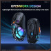 Wireless Mouse ONIKUMA DM02 RGB Gaming Mouse Gray