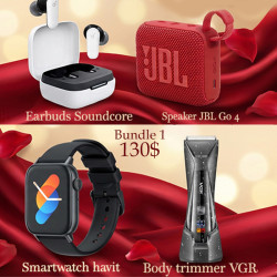 Valentine’s Day Tech & Lifestyle Gift Bundle – Smartwatch, Soundcore Earbuds, VGR Trimmer & JBL Go 4 bundle 1 Valentine’s Day Tech & Lifestyle Gift Bundle – Smartwatch, Soundcore Earbuds, VGR Trimmer & JBL Go 4 bundle 1