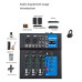FreePower AK-F4 USB 4-Channel Bluetooth Audio Mixer with USB, DSP Effects & Recording FreePower AK-F4 USB 4-Channel Bluetooth Audio Mixer with USB, DSP Effects & Recording