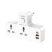 LDNIO SC2311 20W 2-Port 1 USB Universal Power Socket