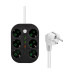 Power Socket 6-Way with 1.5m Cable Surge Protector and 3 USB + Type-C Ports