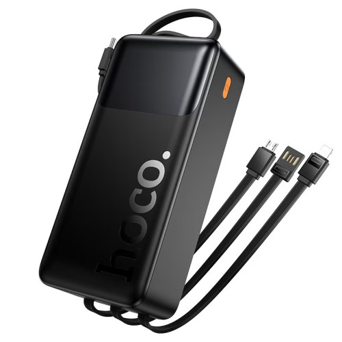 HOCO J156B Founder 30000mAh Power Bank 22.5W Fast Charging with PD20W & Built-in Cables