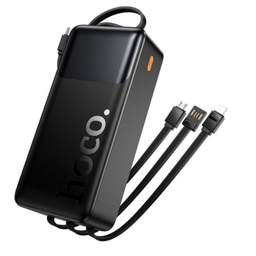 Power Bank with Built-in Cables Hoco J156B Founder 30000mAh 22.5W Fast Charging