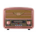 Golon RX-BT939 Stylish Wooden Radio AM/FM/SW Bluetooth USB TF Card TWS Rechargeable Speaker