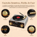 MD-1320BT Wireless Retro Record Player Bluetooth Speaker FM/AM/SW 3-Band Radio