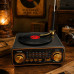 MD-1320BT Wireless Retro Record Player Bluetooth Speaker FM/AM/SW 3-Band Radio