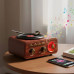 Meier MD-1317BT Vintage Bluetooth Radio with AM/FM/SW, USB, TF Card & Rechargeable Battery