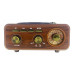 Meier MD-1317BT Vintage Bluetooth Radio with AM/FM/SW, USB, TF Card & Rechargeable Battery