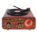 Meier MD-1317BT Vintage Bluetooth Radio with AM/FM/SW, USB, TF Card & Rechargeable Battery