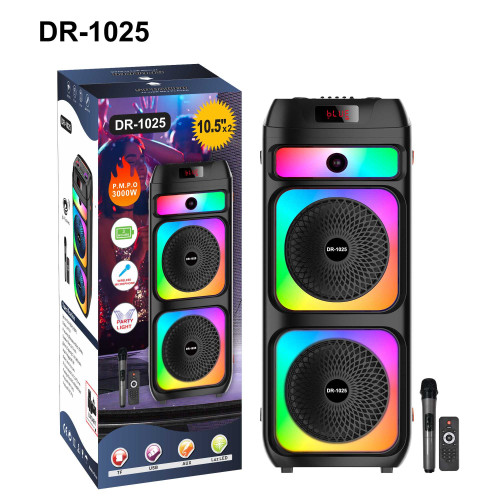 DR-1025 Boombox Double 10" Speaker