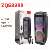 Speaker Karaoke Sing-E ZQS8288 RGB Double 8-Inch Outdoor Bluetooth Speaker