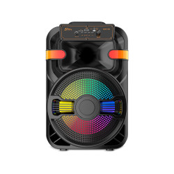 ZQS 10102 Bluetooth Party Speaker with RGB Lights and Karaoke Mic