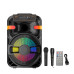 ZQS 10102 Bluetooth Party Speaker with RGB Lights and Karaoke Mic