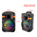 ZQS 10102 Bluetooth Party Speaker with RGB Lights and Karaoke Mic