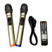 Temeshing TWS 502 Double 5.25 Inch Karaoke Speaker with Wireless Mic